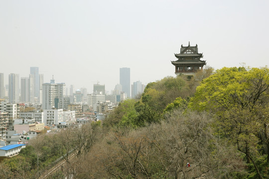 黄鹤楼鸟瞰