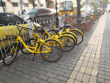 共享自行车 共享单车 自行车