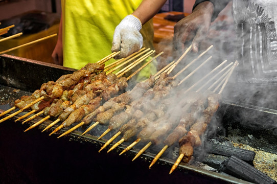 鳄鱼肉烧烤店