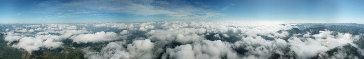 高空云朵 全景图