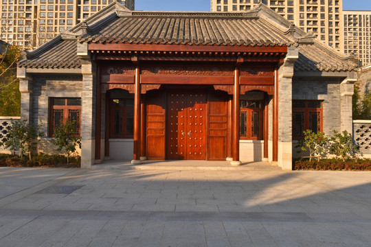中式园林别墅建筑