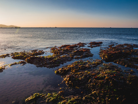 夕阳海岸