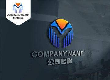 Y字母LOGO设计 Y标志