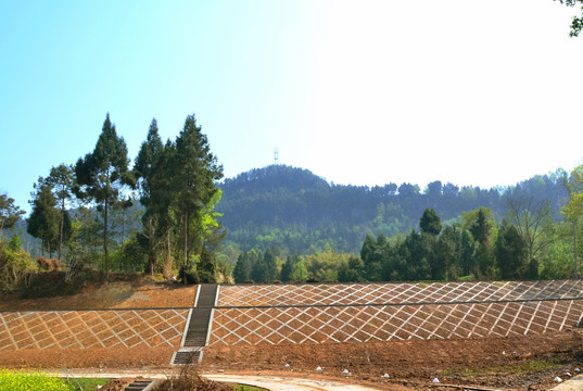 水库堤坝