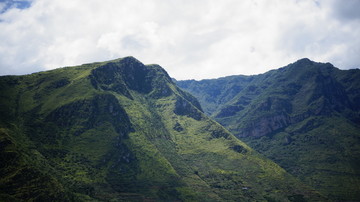 山 白云 风景