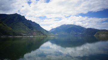 湖泊 风景 山