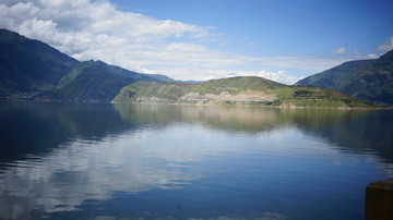 风景 湖泊 山