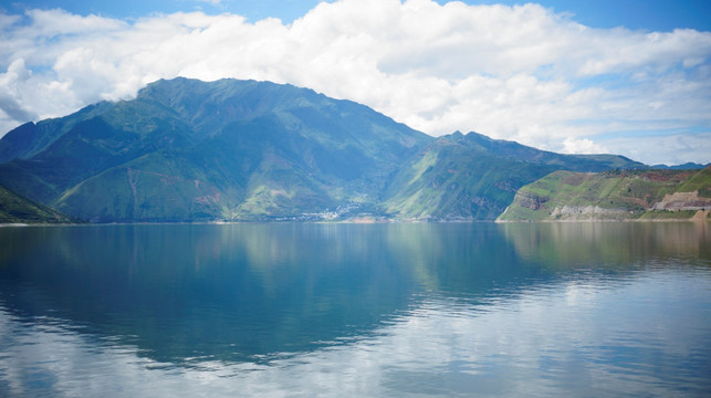 风景 湖泊 山