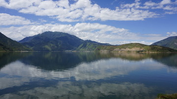 风景 湖泊 山