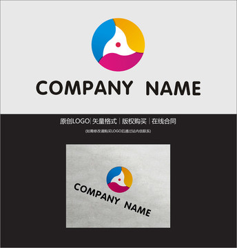圓形 兒童LOGO