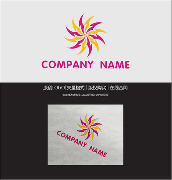 炫彩 花朵LOGO