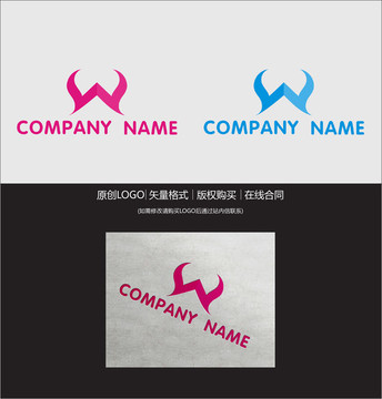 W字母LOGO