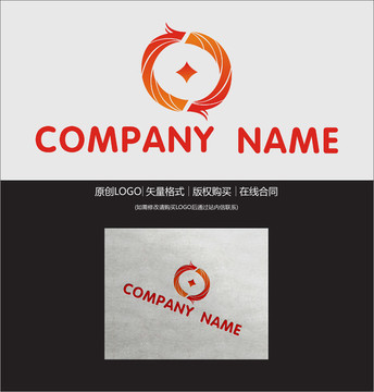 龍 銅錢LOGO