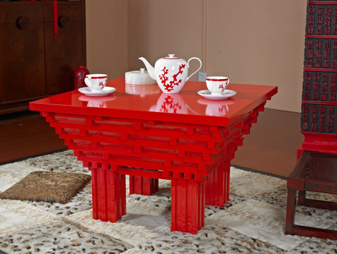 古典中国元素茶台