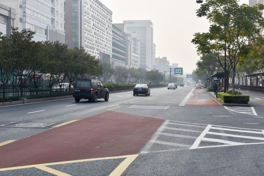 延安路 杭州 交通 道路 都市