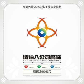 飞鸟鱼铜钱logo