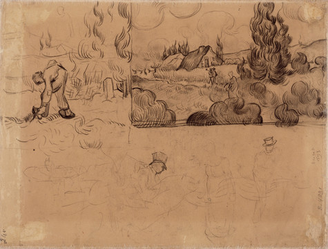 文森特梵高素描畫(huà)