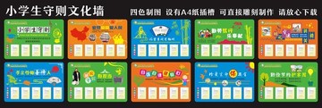 學(xué)生守則文化墻