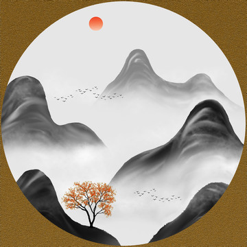 水墨山水