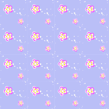 花朵背景矢量圖案