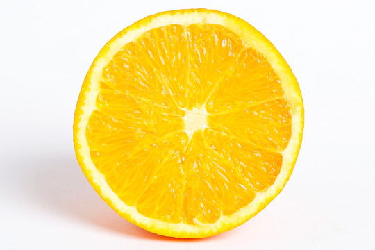 橙子切面微距高清