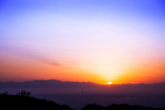 晚霞朝阳夕阳