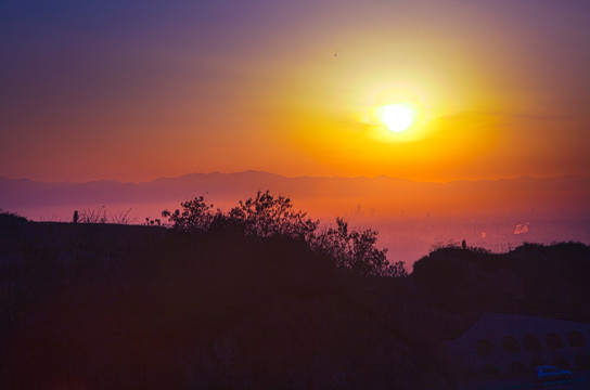 晚霞朝阳夕阳