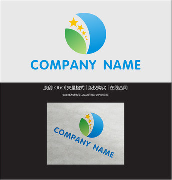 樹(shù)葉 河流LOGO