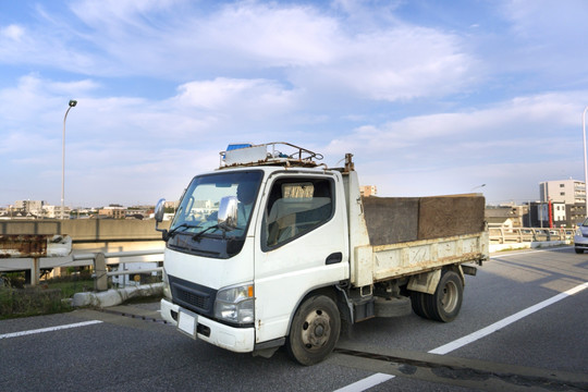 翻斗车 自动卸货卡车