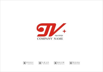 TVlogoJV标志设计老鹰标