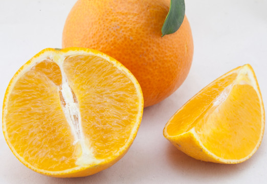 橙子 橙子白背景素材
