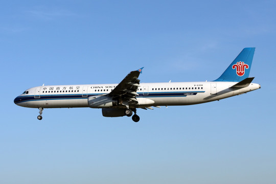中國南方航空 飛機 降落