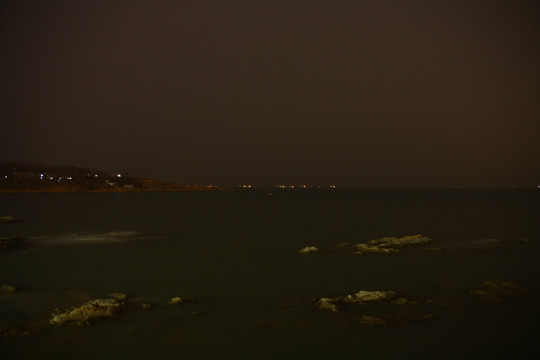 青岛城市风光夜景