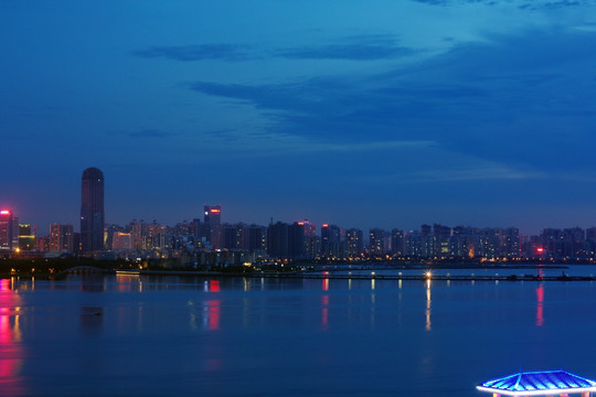 海口城市风光夜景