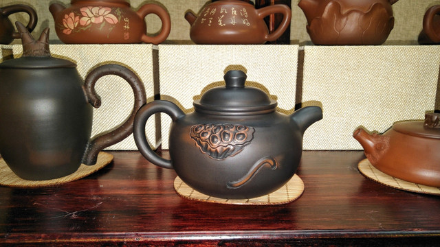 紫砂茶壶 高清实拍