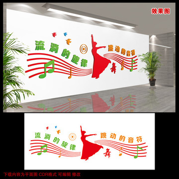 舞蹈文化墻