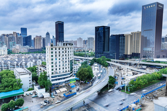 武汉城市风光 洪山区