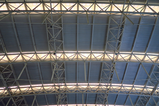 钢架穹顶 展厅屋顶