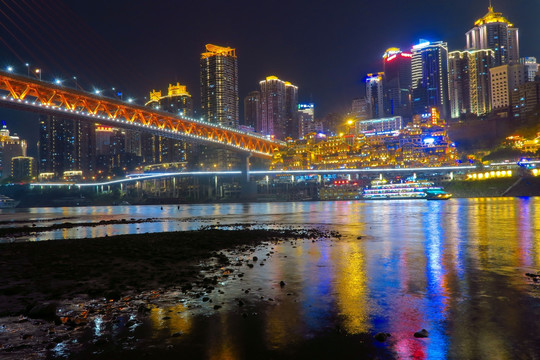 重庆夜景 洪崖洞夜景