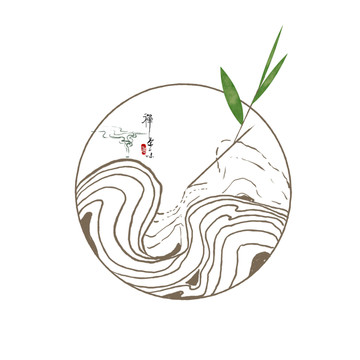 茶文化意境圖形