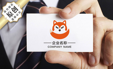 狐狸 卡通 logo设计