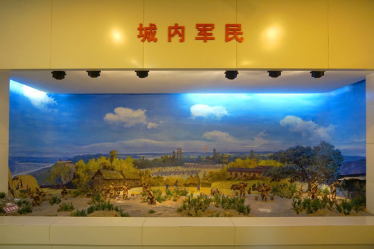 合川釣魚城 軍民復原場景
