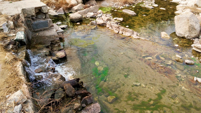 山泉水  山涧流水 小溪