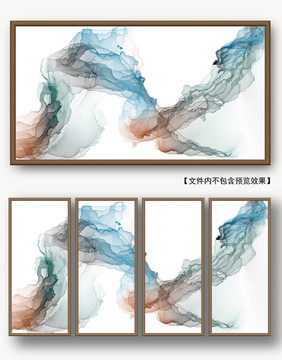抽象油畫