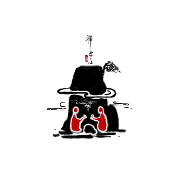 茶文化意境圖形