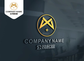 MX字母LOGO設(shè)計 XM標志