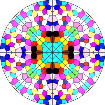 彩色的几何图形