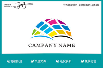 七彩logo