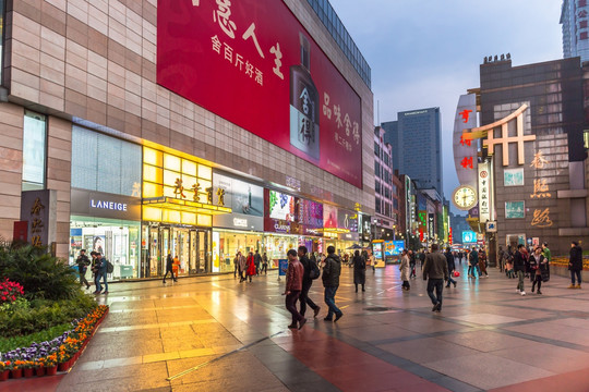 春熙路夜景