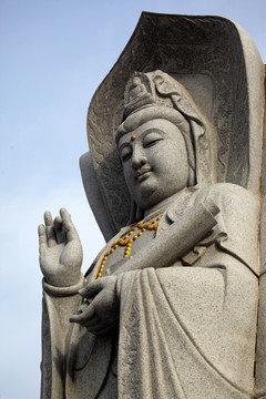 雕塑 观音 菩萨 佛像 寺